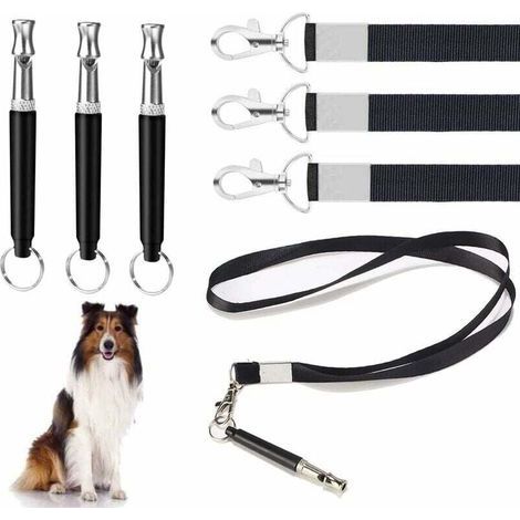 Sifflet de chien à ultrasons, sifflet de chien, rappel de sifflet de chien à ultrasons, sifflet de chien anti-aboiement, sifflet de dressage de chien, 3PCS (1/4)