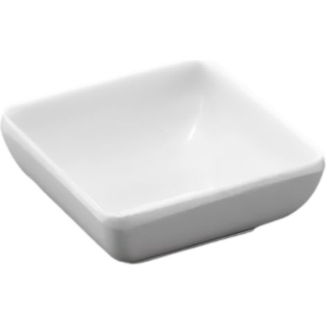 1 Assiette Mélamine Épaisse Blanche Lavable Lave-vaisselle Fruits Sauces Hot Pot Cuisine (1/5)