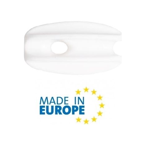 Isolatore di Testa Bianco ITALFROM Confezione 10 Pezzi per Recinzioni Elettriche