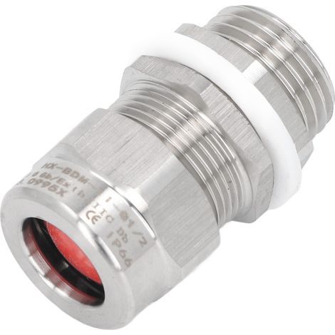 Presse-étoupe en acier inoxydable 304, connecteur blindé étanche G1/2 IP66 pour véhicules et appareils marins (1/5)