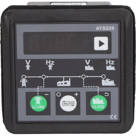 Contrôleur de transfert de puissance double ATS220 (Contrôleur de commutation automatique CA/générateur 30-300 V) (1/5)
