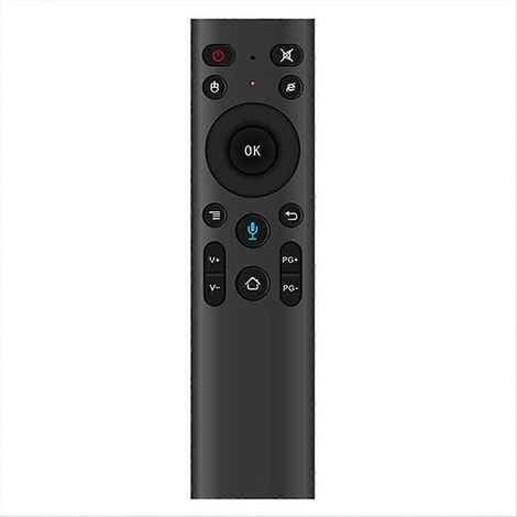 Télécommande sans fil Q5 Air Mouse 2,4 GHz avec commande vocale pour Smart TV, boîtier Android et projecteur, longue portée, 17 touches (1/5)