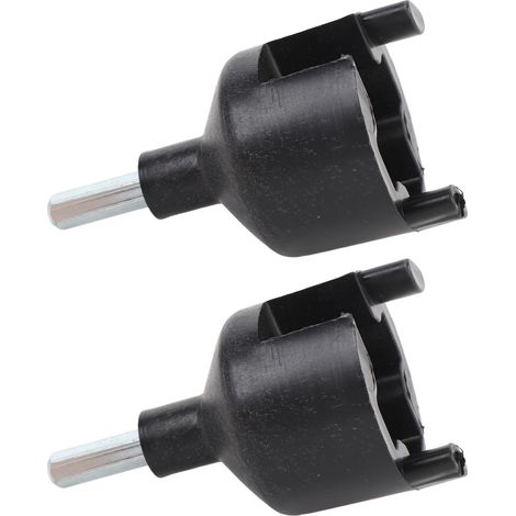 Lot de 2 outils pour manchons isolateurs de clôture électrique : douille à clou en acier ABS pour visser les isolateurs dans les poteaux en bois de clôture électrique (1/5)