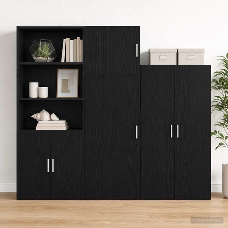 Armario de Pared Roble Negro 45 x 42,5 x 40 cm (1/4)