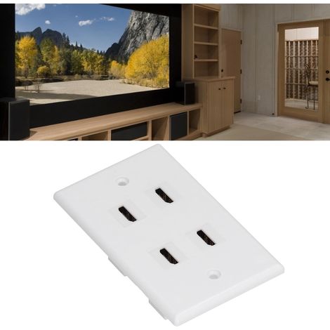 4-HDMI-Wandsteckdosenleiste, HD-HDMI-Kombianschlussleiste, 4-HDMI-Modul-Kombianschlussleiste (1/5)