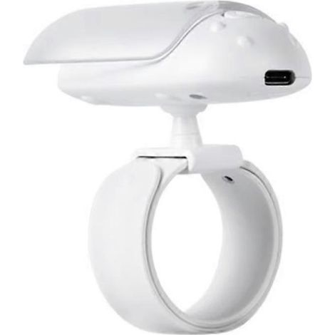Mini torcia da polso ricaricabile e regolabile a forma di lucciola, con LED tricolore, ideale per attività all'aperto e lettura. (1/5)