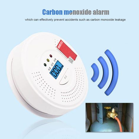 Détecteur de CO Intelligent JKD-610 avec Alarme Vocale et Affichage Numérique (1/5)
