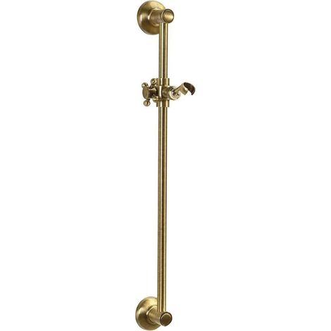 Sapho Reitano Rubinetteria Antea - Asta saliscendi inc. supporto, 57 cm, bronzo SAL0036