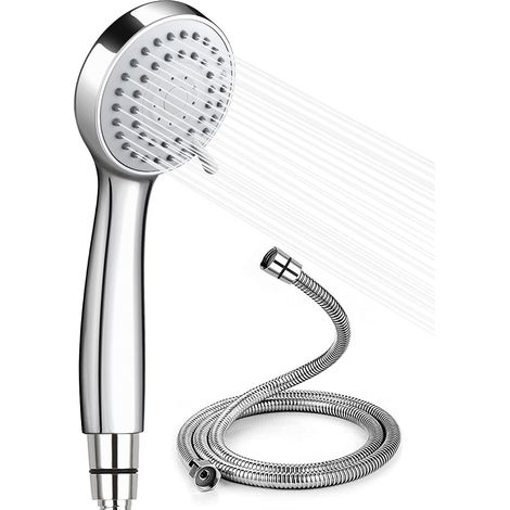 AquaForge Hochleistungs-Jet-Dusche mit 1,5 m langem Chromschlauch