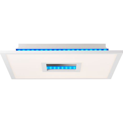 Panneau LED brillant Ellia, panneau LED en saillie, 45 x 45 cm, 2400 lm, dimmable, 2700-6500 K, CCT, RVB