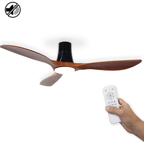 Ventilador de techo silencioso VT531 con luz y mando, Motor DC (1/4)