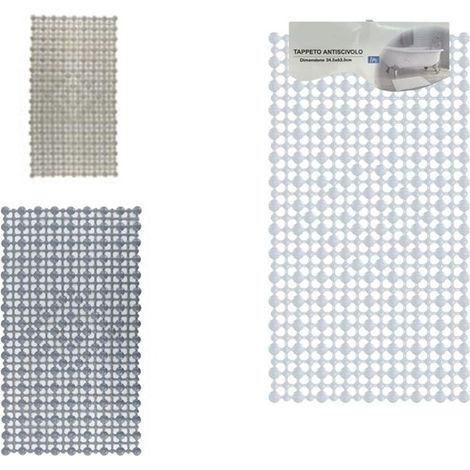 Tapis Antidérapant Tapis De Baignoire Douche Rectangulaire 34,5 X 63.5cm 10784
