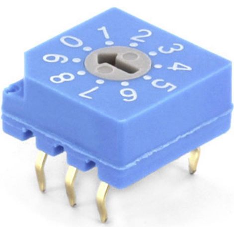 TRU COMPONENTS TC-CDS10 TC-CDS10 Interruttore codifica BCD 0-9 1 pz. (1/2)