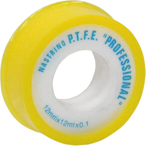 Nastro Teflon Professionale Gas Mm 19x0.20 Mt 15 3/4 10 PEZZI Df 2056412