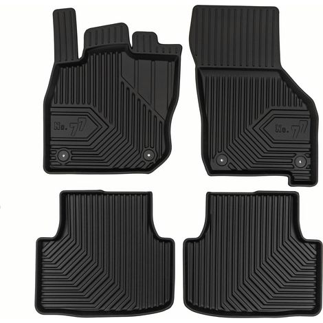 Tapis de Sol de Voiture pour VW Golf Break Mild Hybrid 2019-2025 TPE Noir 4Pcs (1/5)