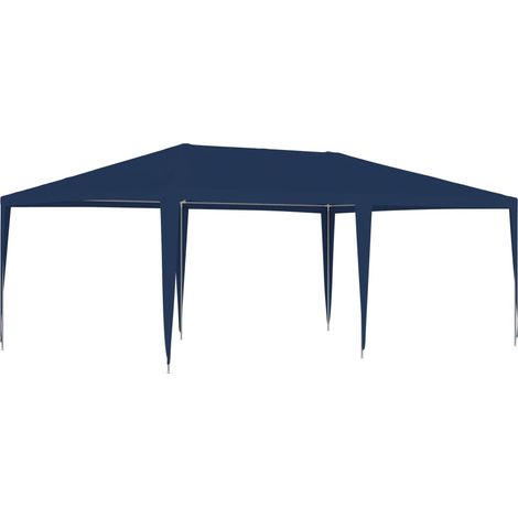 Tente de réception Tonnelle de Jardin - Rapide à Installer 4x6 m Bleu BV776850 - BonneVie (1/5)