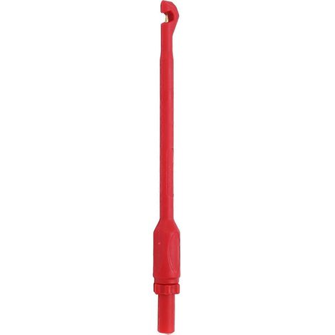 J.30036 Multimeter-Prüfspitze mit 4-mm-Stecker, Kfz-Reparatur-Prüfhaken, Stromkreisprüfnadel, Rot