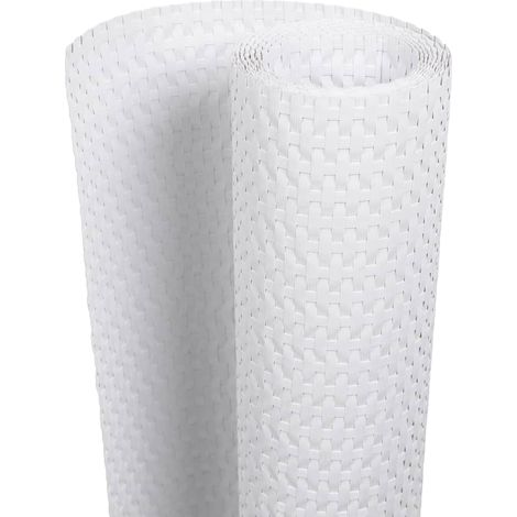 Maison Exclusive - Schermi da Balcone 10 pz Bianc255x19 cm in Polyrattan
