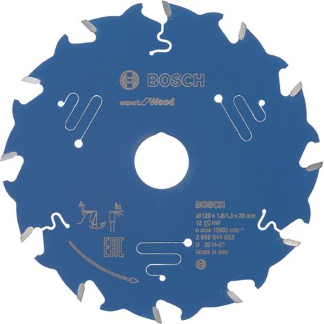 Lame de scie circulaire Bosch Expert Wood 2608644003 120x1,8x20 12Z