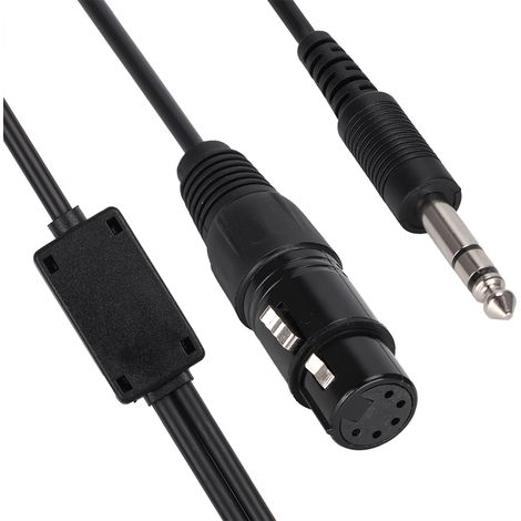Câble adaptateur pour casque audio Airbus XLR vers GA double prise 5 broches (1/5)