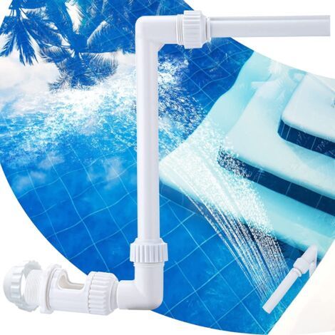 Fontaine de Piscine Hors Sol, Cascade Bassin Exterieur, Fontaine de Piscine Cascade, Accessoire Piscine Exterieur, Fontaines pour Bassin (1/5)