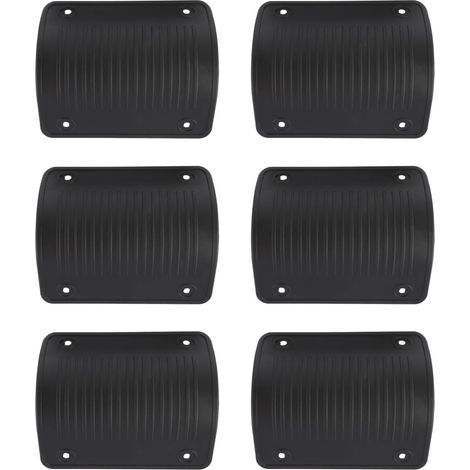 6 protège-coins de transport, plastique, noir, pour valises (1/5)