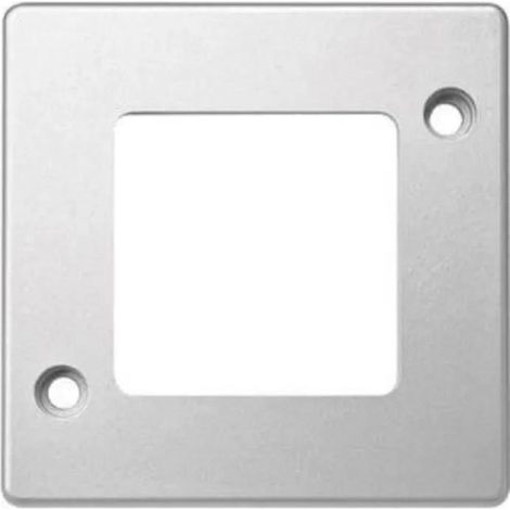 Merten 480160 Placa de acabado plata mate para interruptor