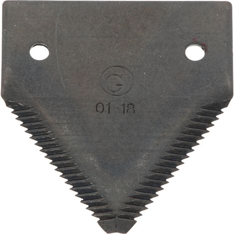 Messerklinge aus Stahl, 83 x 76 mm, JOHN DEERE P49650H (1/2)