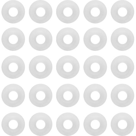 25 joints en silicone blanc pour bouteilles à pression bière/soda, bouchons swing-top, brassage maison (25 pièces) (1/5)