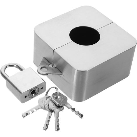 Serrure Antivol Robinet Extérieur Acier Inoxydable Protection Robuste pour Robinet de Jardin Système de Verrouillage Sécurisé (1/5)