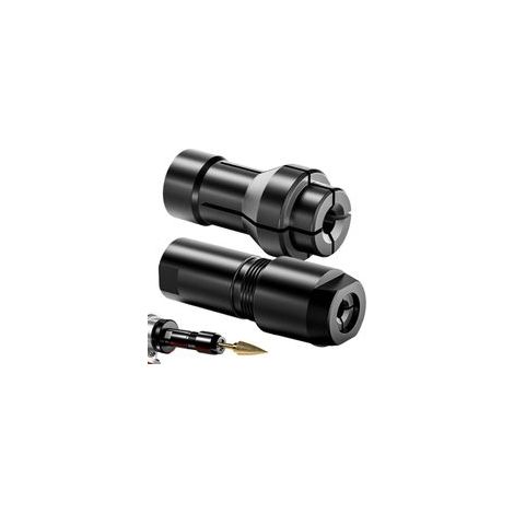 Adaptateur pour Meuleuse d'Angle - 2 Pièces Tête de Conversion pour Meuleuse d'Angle Perceuse 6mm et 3mm pour Travaux de Métallerie Soudure et (1/5)