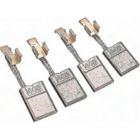Lot de 4 balais de charbon compatibles avec les perceuses à percussion sans fil Makita DTD146, DHP456, DHP458, BHP456, BDF446, BHP454 et CB440 - B10 (1/5)