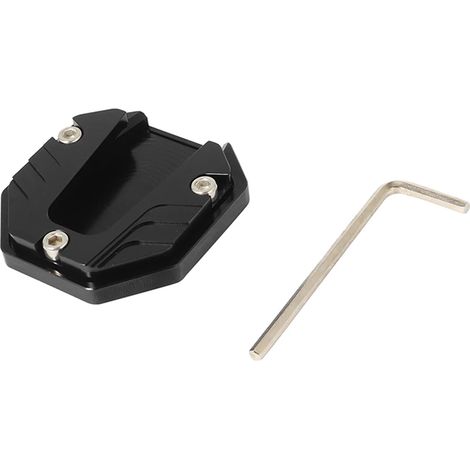 (noir) Extension de béquille universelle pour scooter, moto et vélo, support latéral antidérapant, agrandit la puissance maximale (1/4)