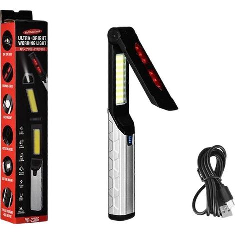 Tragbare und wasserdichte wiederaufladbare LED-Arbeitsleuchte mit Magnetfuß (1/5)