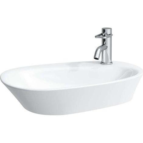 LAUFEN Palomba lavabo, 1 trou pour robinetterie, sans trop-plein, (1/4)
