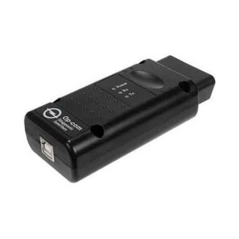 Testeur de diagnostic d'interface, voiture OPCOM 2012V Can OBD2 Oper Firmware V1.99, USB, noir (1/4)