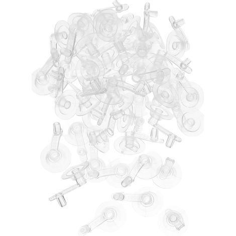 100 pezzi punte di gonfiaggio in PVC per accessori per valvole a tenuta stagna per pompe ad aria con guarnizione per e compatibili con pompe manuali ed elettriche (2,4 cm) (1/5)