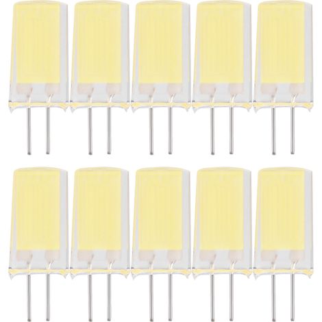 10 ampoules LED G4/G8 COB1909 non gradables Luminaires en silicone (blanc froid G4) (1/5)