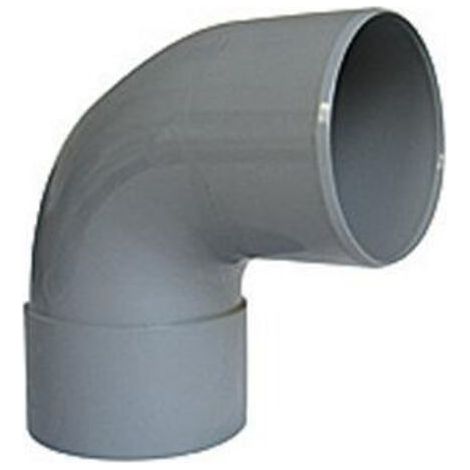 COUDE PVC A 87.30° POUR EVACUATION MALE FEMELLE (1/3)