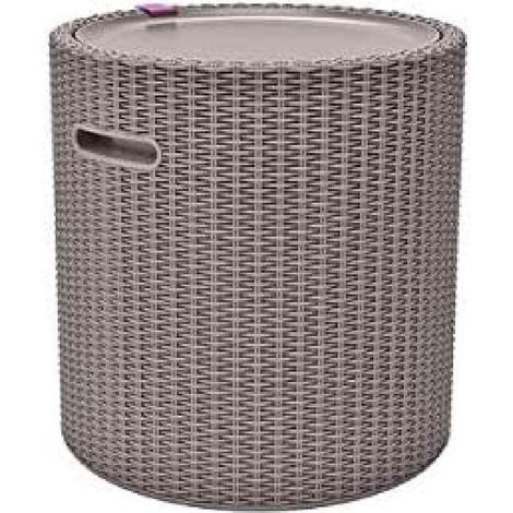 Keter Cool Stool Frigorifero Multifunzione, Cappuccino (1/5)