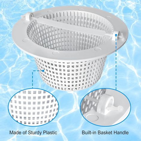 Lot de 10 paniers Hayward SP1091WM – Compatibles Pentair HydroSkim513330 – Filtre skimmer haute capacité