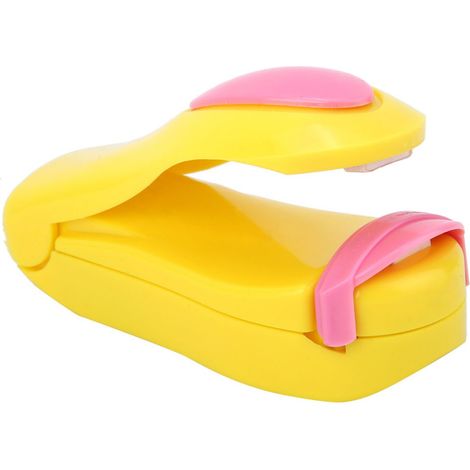 Mini scelleuse de sachets de chips, scelleuse sous vide portable et coupe-sachets