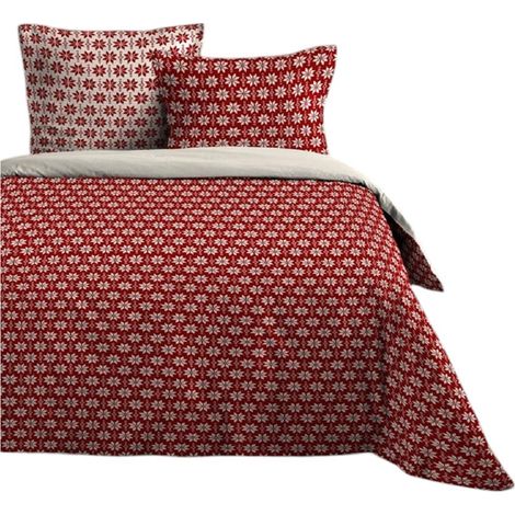 Housse de couette et taies 240 x 220cm chalet