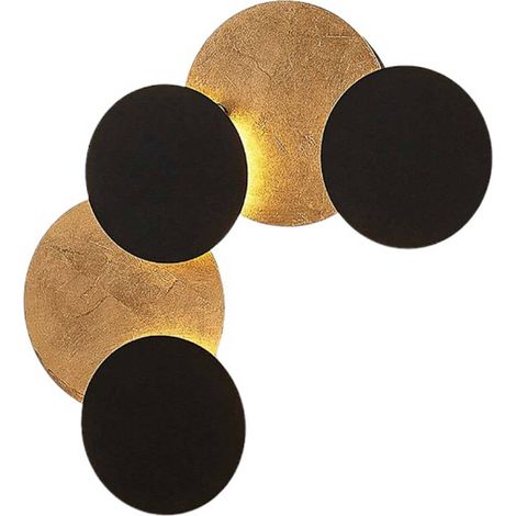 LED-vägglampa, vägglampa inomhus "Grazyna" aus metaller für vardagsrum / matsal von Lindby