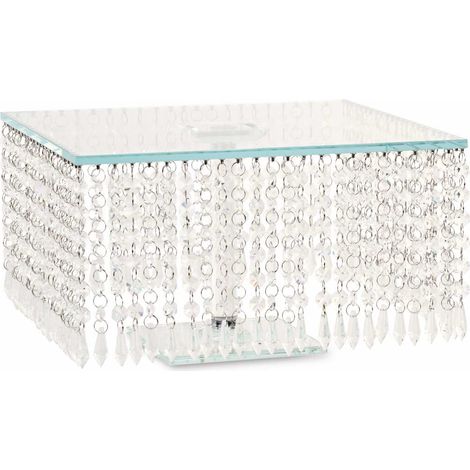 Cupido&Co. Alzata Cristalli 50 x 350 x 200 Mm con Pendenti