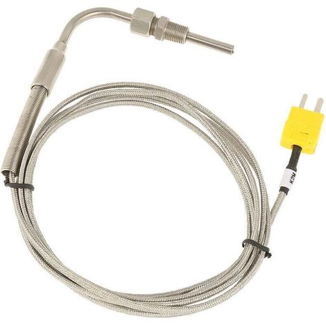 UlisemThermocouple EGT de type K pour sonde de température des gaz d'échappement avec embout et connecteur exposés