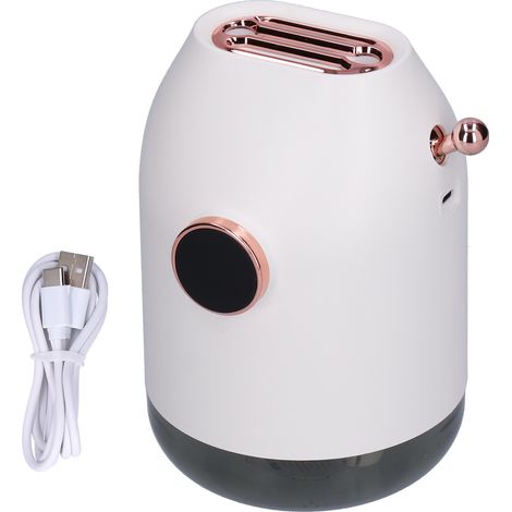 Humidificateur à double pulvérisation 500 ml, 3 vitesses, grande capacité, silencieux, rechargeable par USB, pour la chambre (1/5)