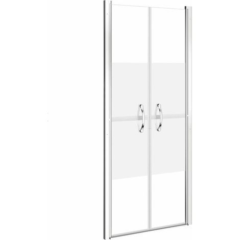 Porta per Doccia in ESG Semi-Satinato 81x190 cm vidaXL (1/4)