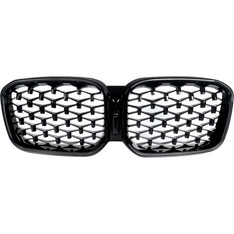Parrilla delantera, luz LED, estilo de doble línea, estilo diamante. (1/2)