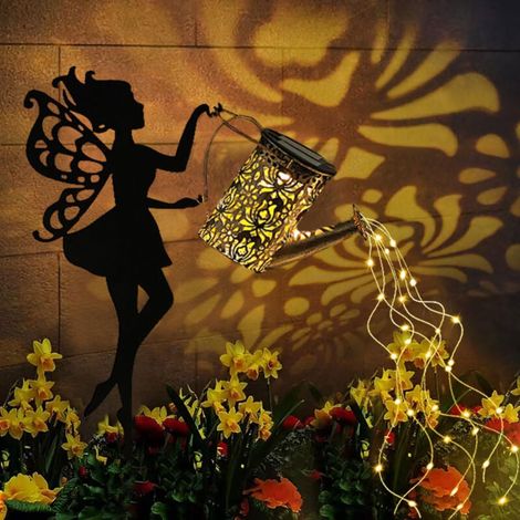 Guirnalda de luces solares Ulisem: luz solar para exteriores, lámpara solar, regadera solar para jardín, luces solares impermeables con guirnalda de luces LED para exteriores, jardín, patio y decoraci (1/4)